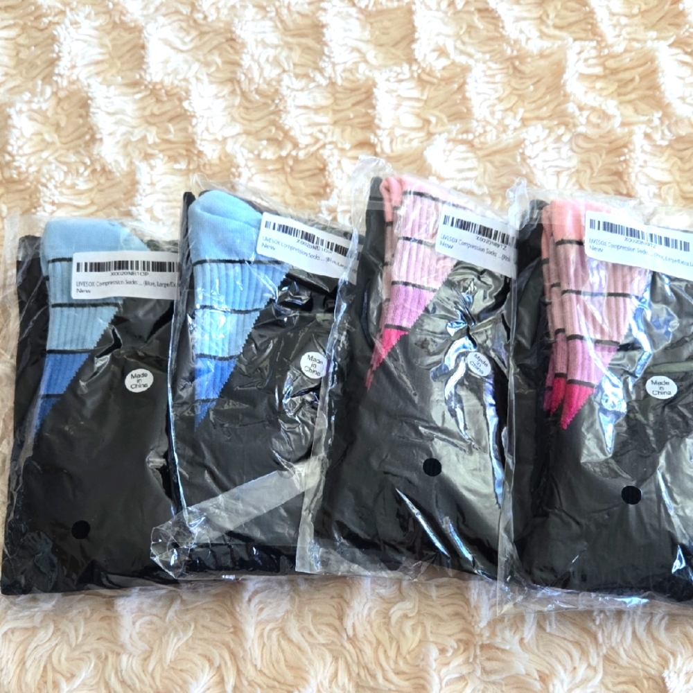 Compression Socks Assorted Color SET OF 4